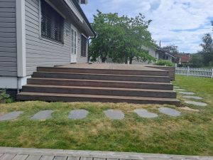 bygging av terrasse